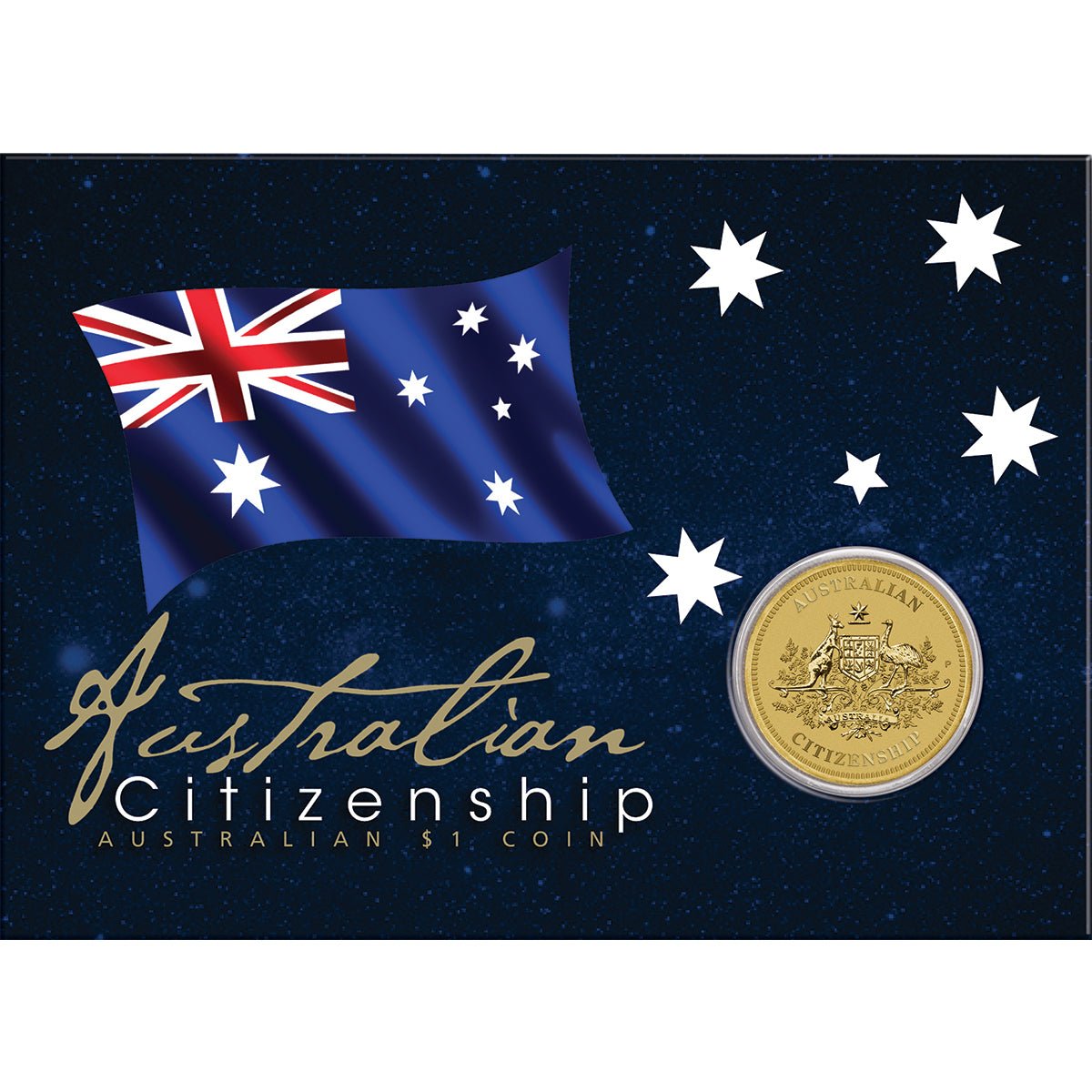 2021 Australian Citizenship $1 Coin In Card - Direct Coins