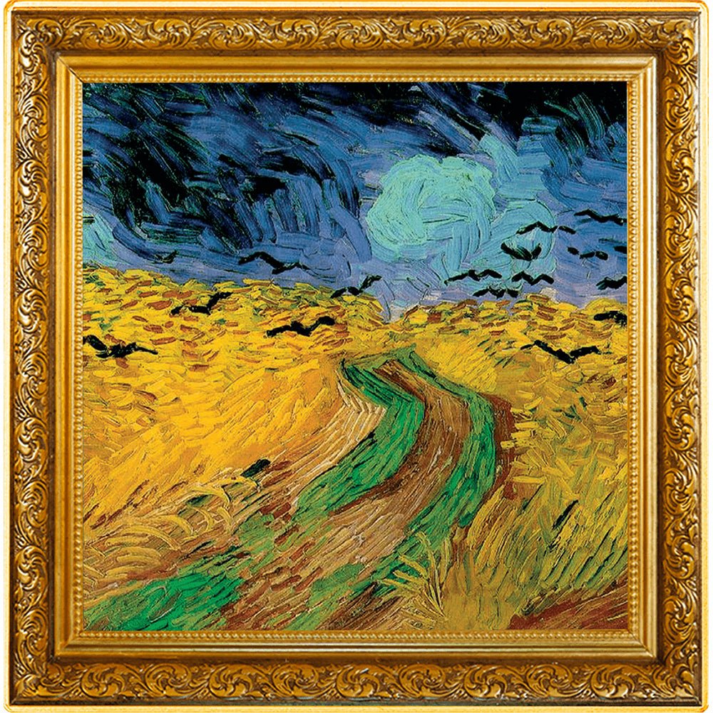2023 $1 Vincent Van Gogh - Wheatfield With Crows 1oz Silver Proof Coin - Direct Coins