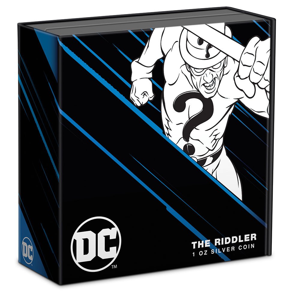 Tom Riddle Coin 2023 $2 The Riddler – DC Comics Villains 1oz Silver Proof Coin – Direct ...