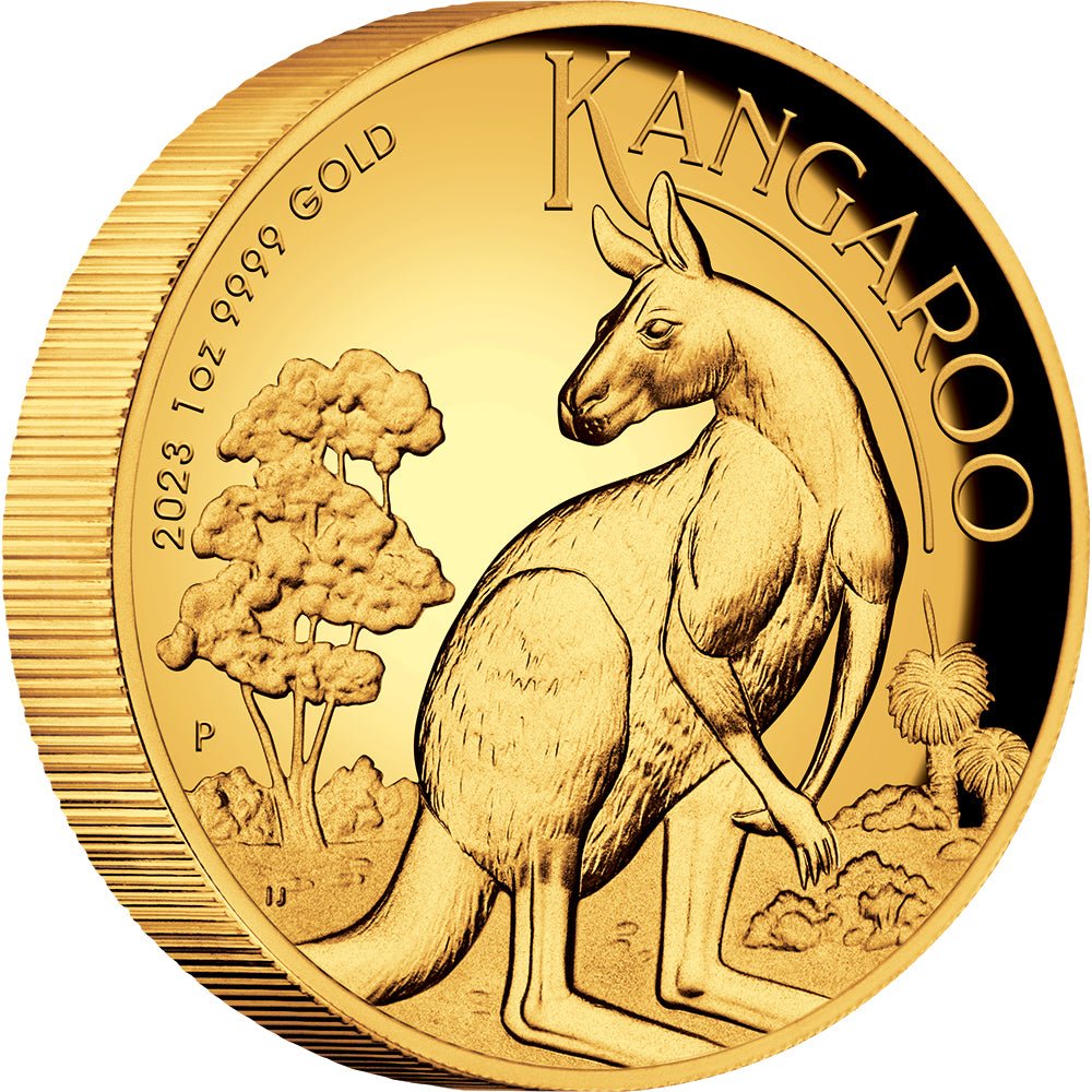 2023 Australian Kangaroo 1oz Gold Proof High Relief Coin - Direct Coins