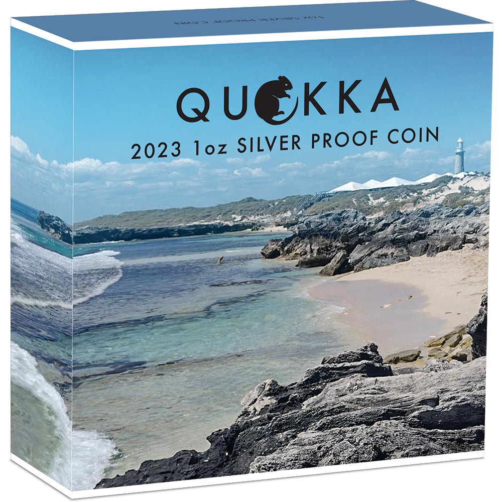 2023 Australian Quokka 1oz Silver Proof Coloured Coin - Direct Coins