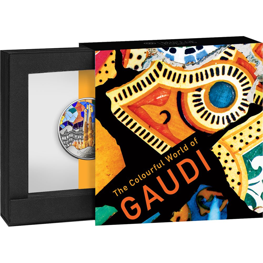 2023 The Colourful World Of Gaudi - Sagrada Familia 1oz Silver Coin - Direct Coins