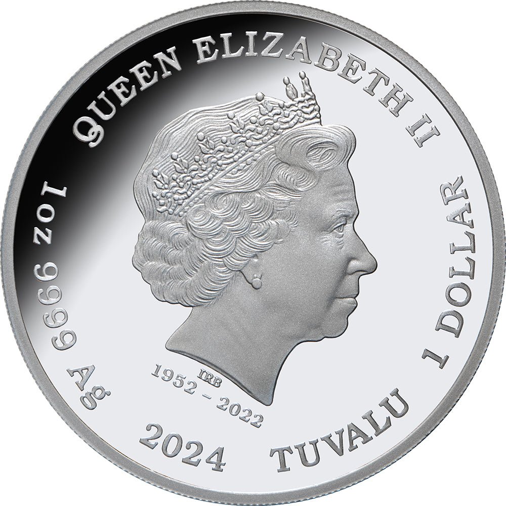 2024 $1 Deadly & Dangerous - Bluebottle 1oz Silver Proof Coin - Direct Coins