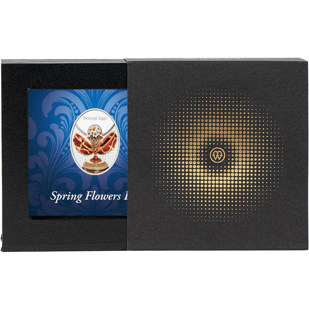 2024 $1 Faberge - The Spring Flowers Egg Silver Proof Coin - Direct Coins