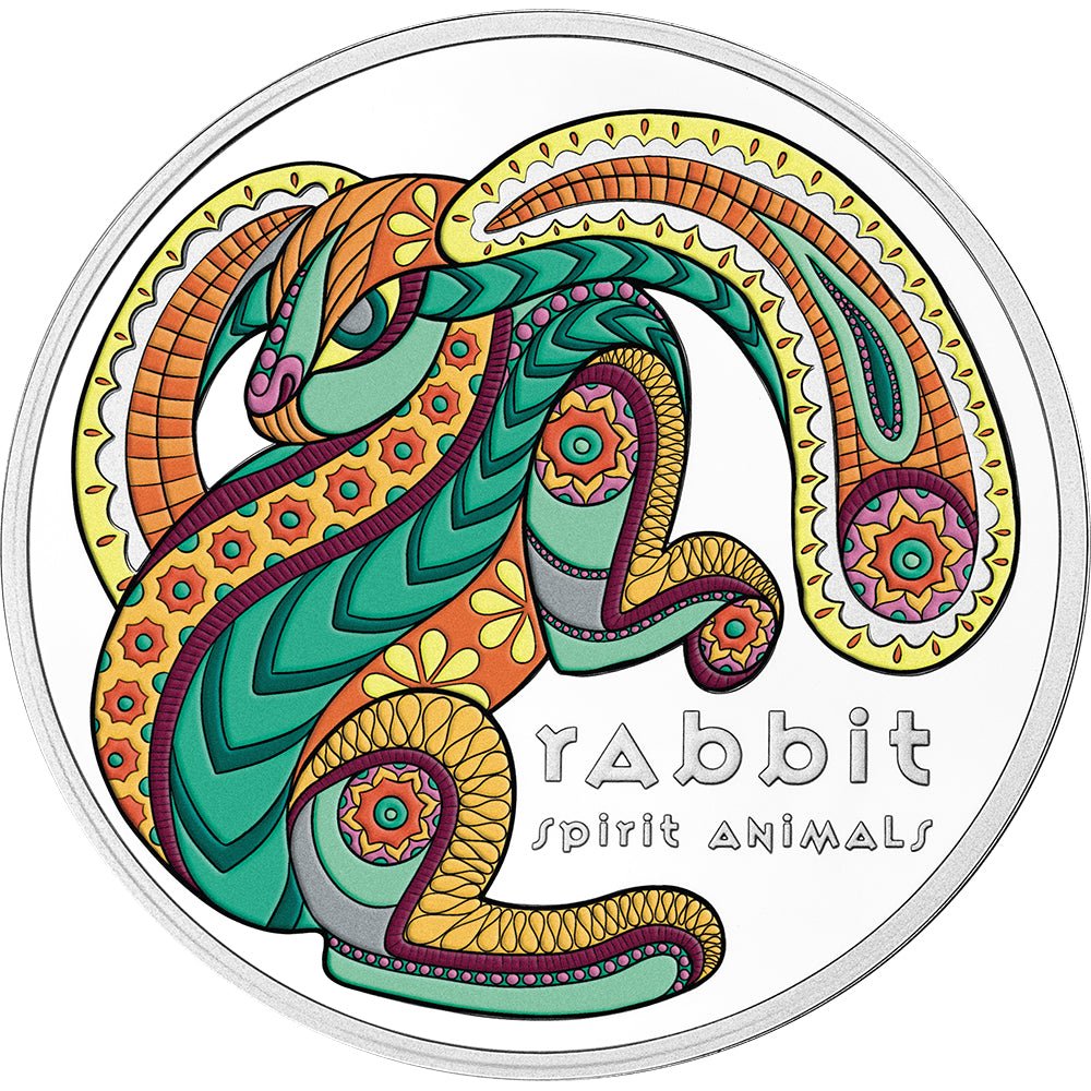 2024 $1 Rabbit - Spirit Animal Silver Proof Coin | Direct Coins