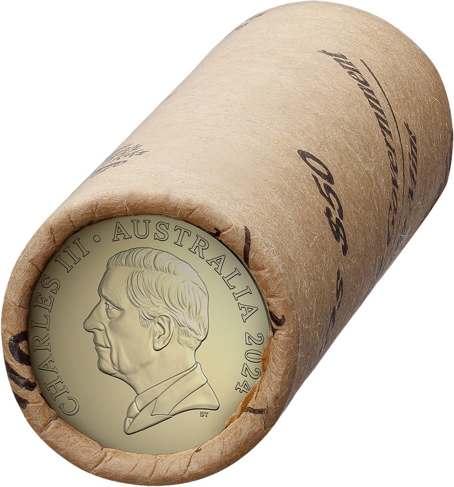 2024 $2 King Charles III Effigy Circulated Coin - Non - Premium Roll - Direct Coins