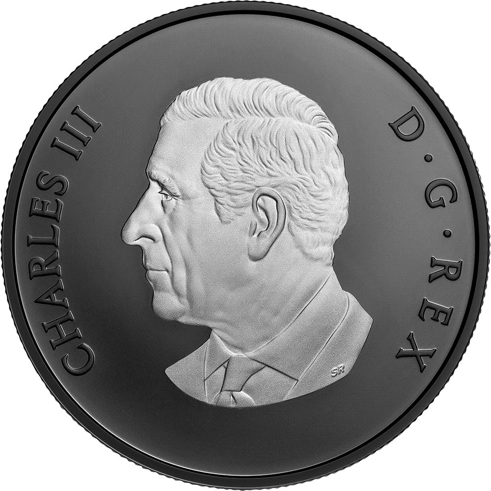 2024 $20 Discovering Dinosaurs: Royal Horned Face - Rhodium - Plated Pure Silver Coin - Direct Coins