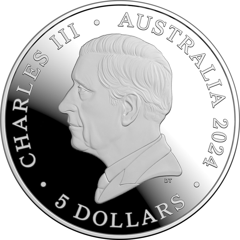 2024 $5 Australian Olympic Team Silver Proof Domed Coin - Direct Coins