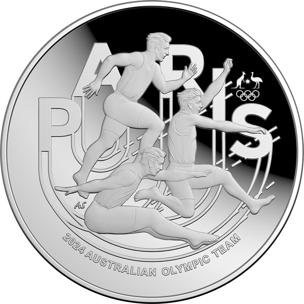 2024 $5 Australian Olympic Team Silver Proof Domed Coin - Direct Coins