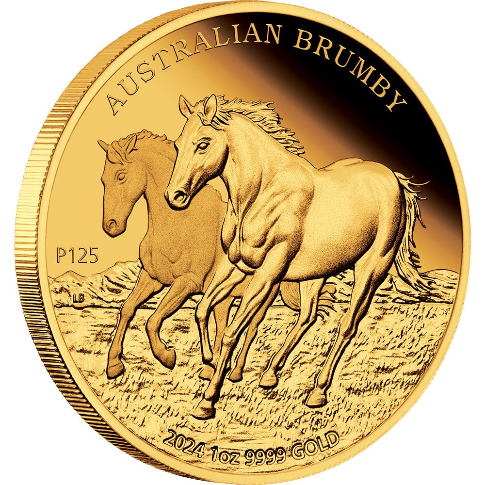 2024 Australian Brumby 1oz Gold Proof Coin - Direct Coins