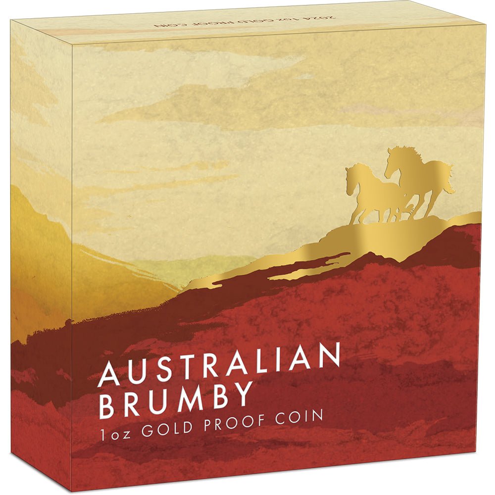 2024 Australian Brumby 1oz Gold Proof Coin - Direct Coins