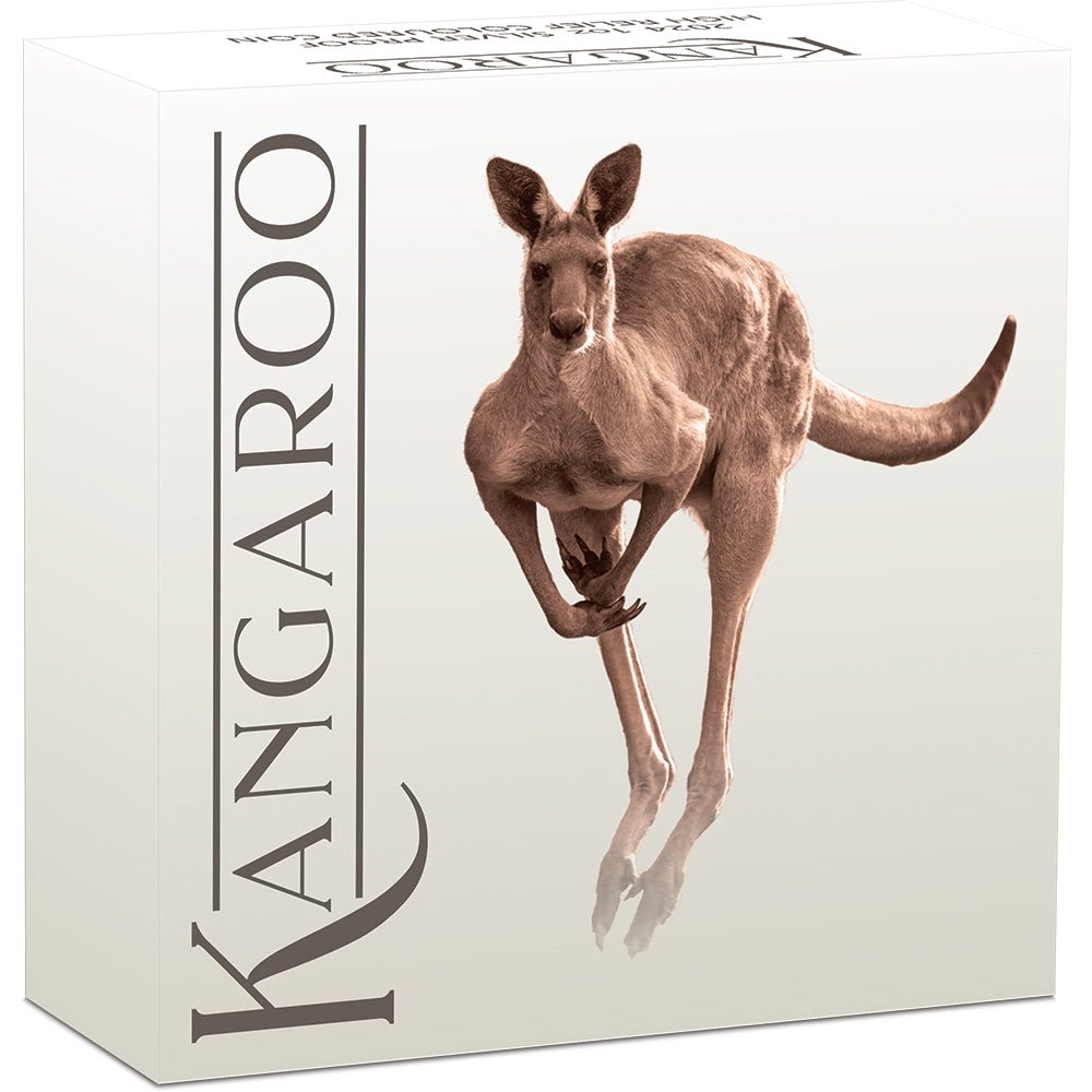 2024 Australian Kangaroo 1oz Silver Proof High Relief Coloured Coin - Direct Coins