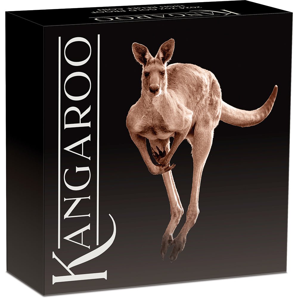 2024 Australian Kangaroo 2oz Gold Proof High Relief Coin - Direct Coins