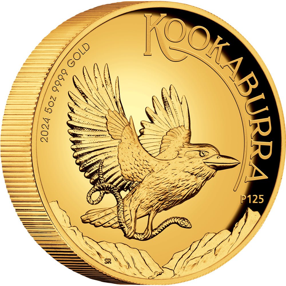 2024 Australian Kookaburra 5oz Gold Proof High Relief Coin - Direct Coins