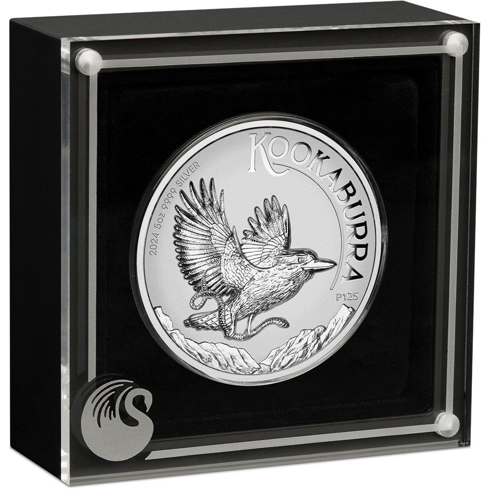 2024 Australian Kookaburra 5oz Silver Proof High Relief Incused Coin - Direct Coins