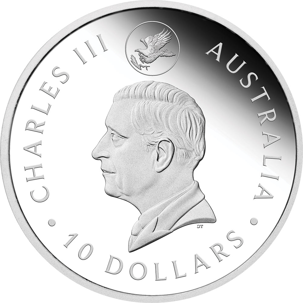 2024 Australian Wedge - Tailed Eagle 10th Anniversary 10oz Silver Proof Coin - Direct Coins