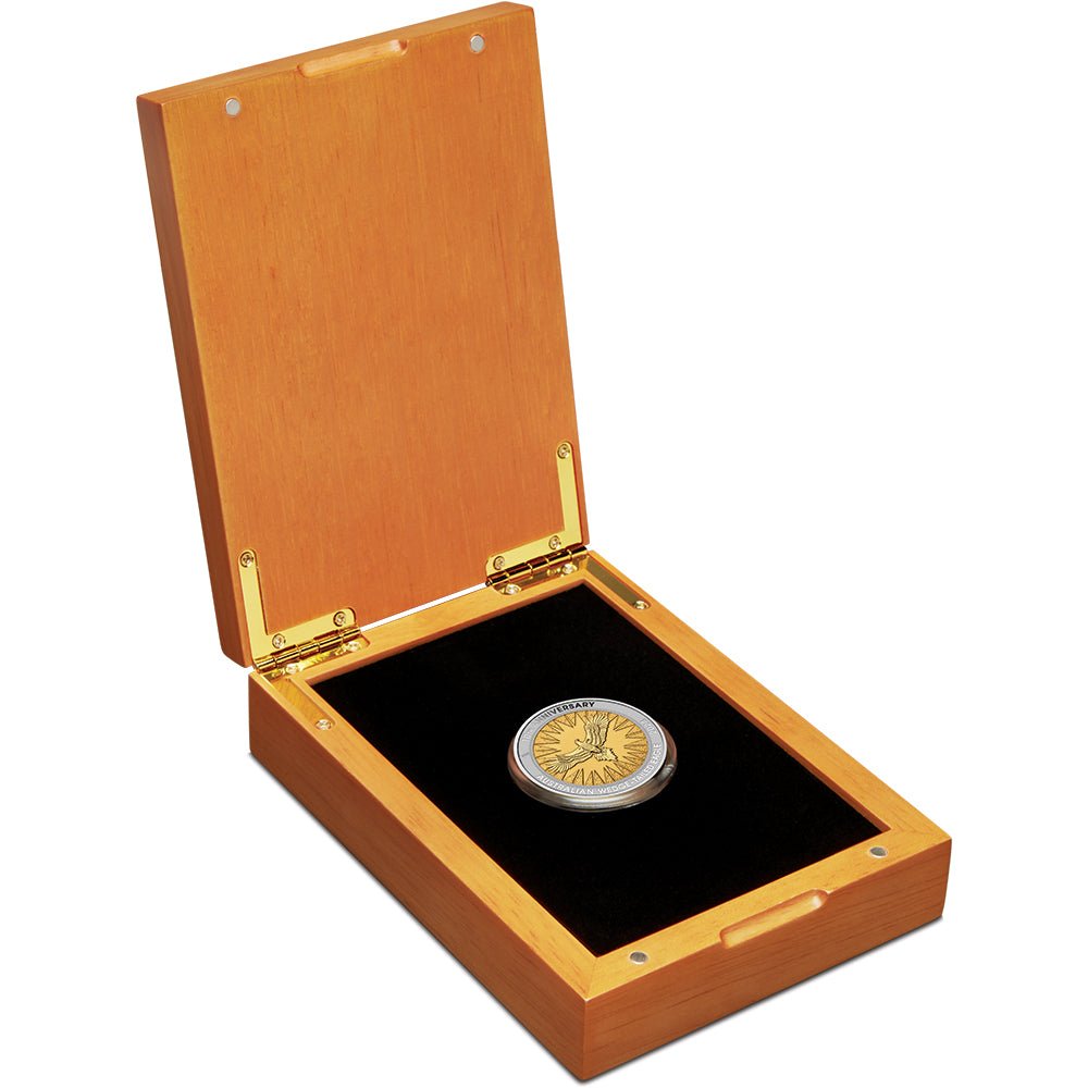 2024 Australian Wedge - Tailed Eagle 10th Anniversary 1.5oz Bi - Metal Proof Coin - Direct Coins