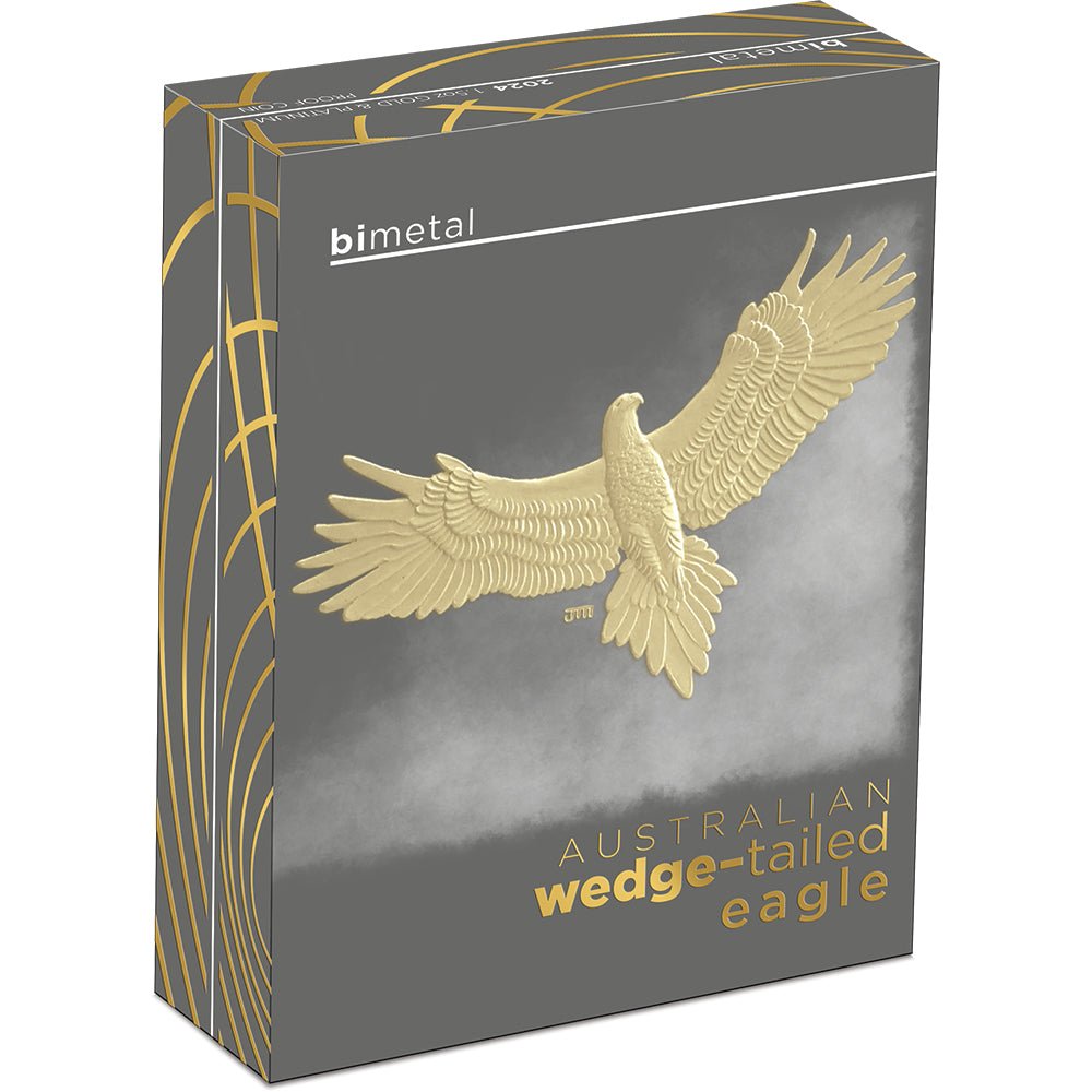 2024 Australian Wedge - Tailed Eagle 10th Anniversary 1.5oz Bi - Metal Proof Coin - Direct Coins