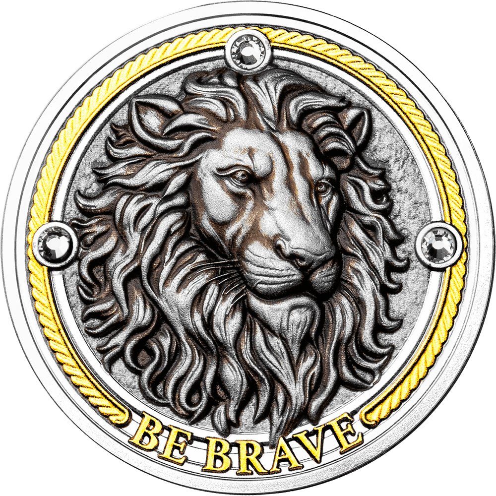 2024 Be Brave - Lion 1oz Silver Proof Coin - Direct Coins