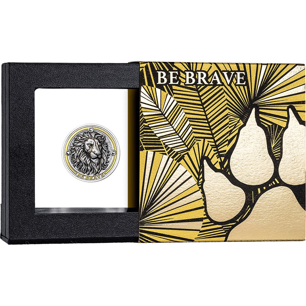 2024 Be Brave - Lion 1oz Silver Proof Coin - Direct Coins