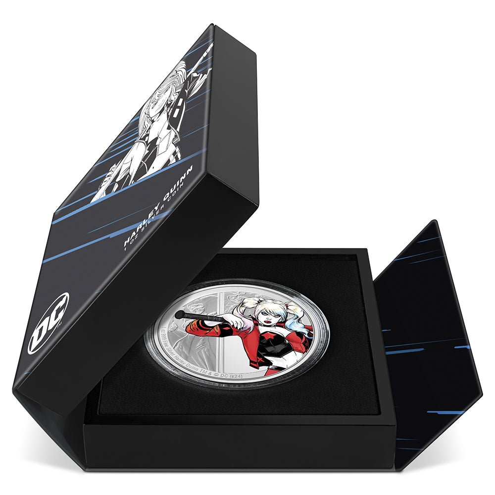 2024 DC Villains - HARLEY QUINN 1oz Silver Coin - Direct Coins
