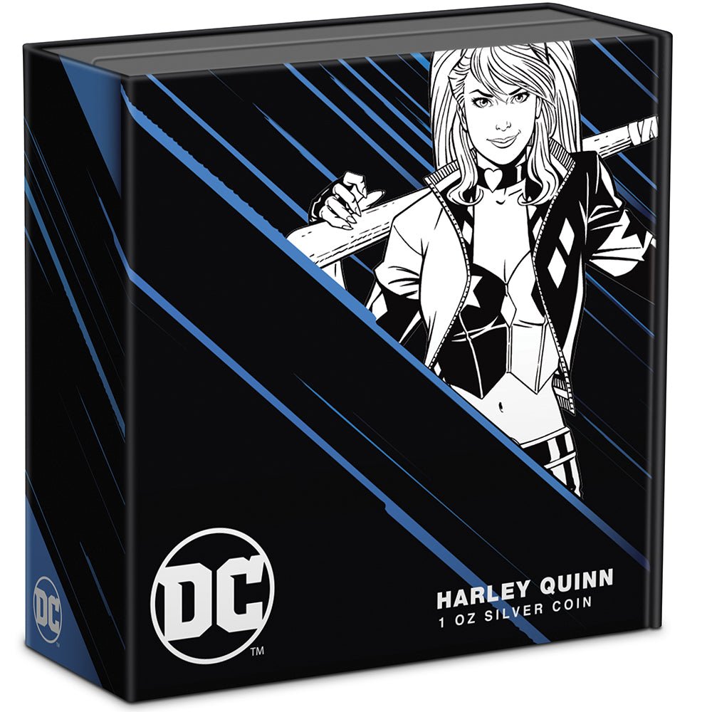2024 DC Villains - HARLEY QUINN 1oz Silver Coin - Direct Coins