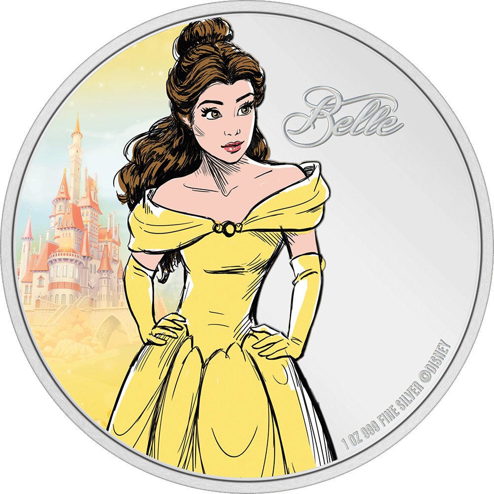 2024 Disney Princess - Belle 1oz Silver Coin - Direct Coins