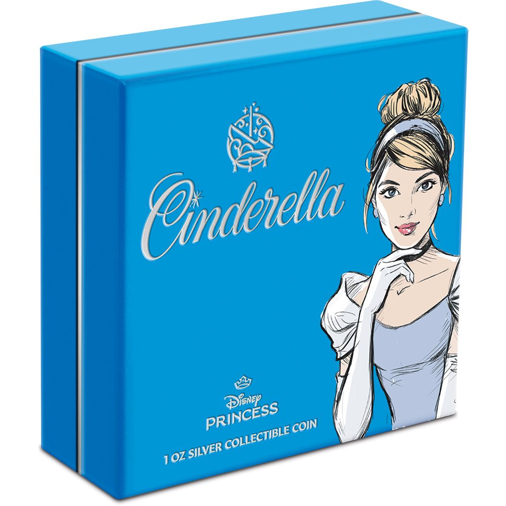 2024 Disney Princess - Cinderella 1oz Silver Coin - Direct Coins