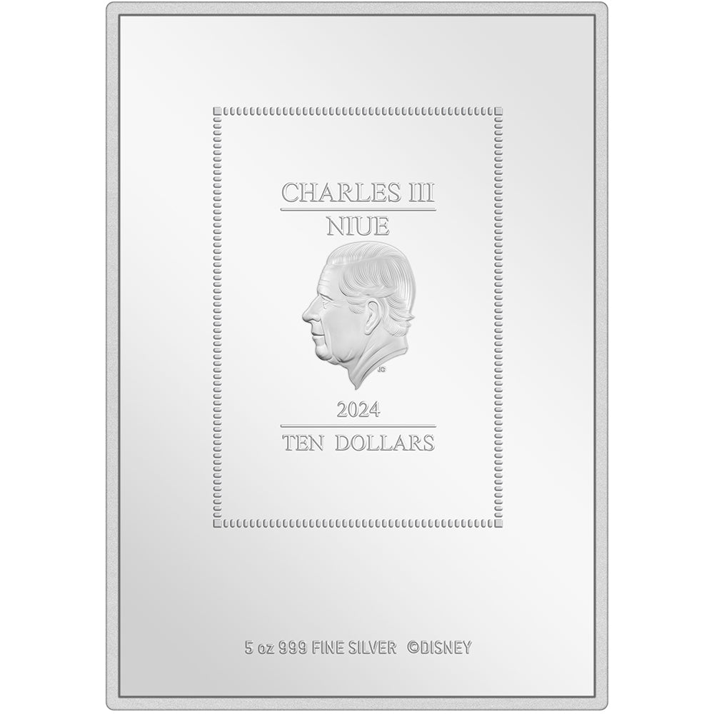 2024 Disney Sleeping Beauty 5oz Silver Collectable Poster Coin - Direct Coins