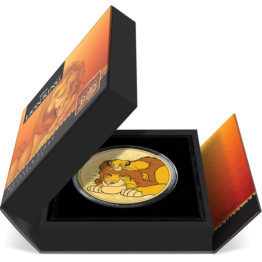2024 Disney The Lion King 30th Anniversary - Mufasa & Simba 1oz Silver Coin - Direct Coins