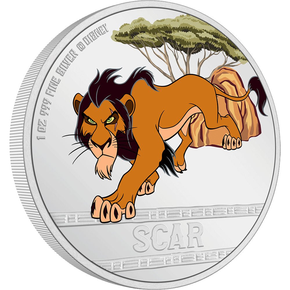 2024 Disney The Lion King 30th Anniversary - Scar 1oz Silver Coin - Direct Coins
