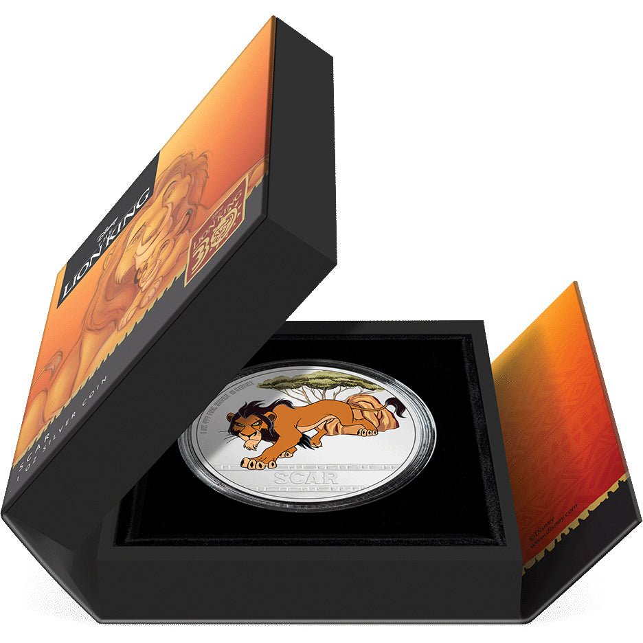 2024 Disney The Lion King 30th Anniversary - Scar 1oz Silver Coin - Direct Coins