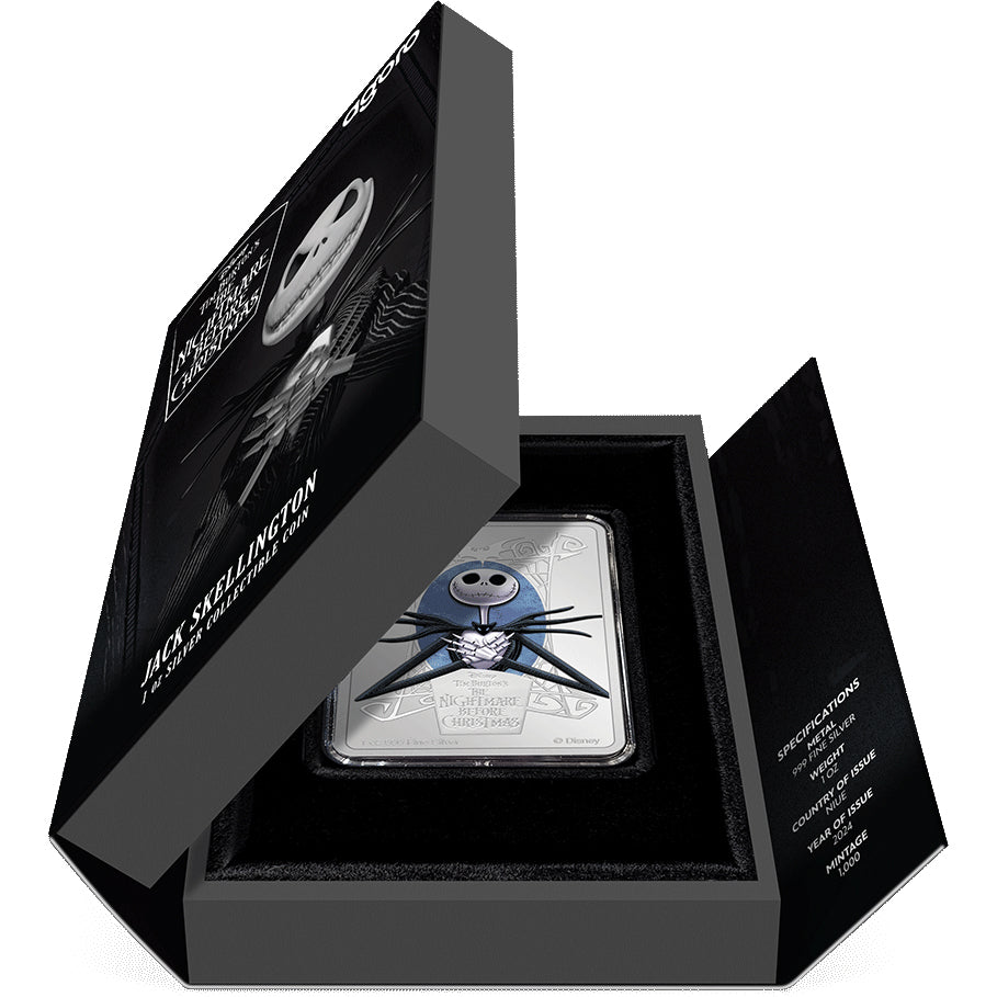 2024 Disney The Nightmare Before Christmas - Jack Skellington 1oz Silver Coin - Direct Coins