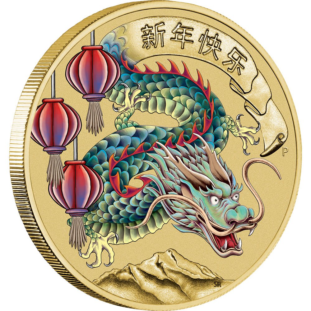 2024 Happy Chinese New Year Stamp & Coin Cover - Direct Coins