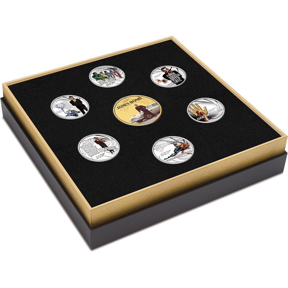 2024 James Bond - Sean Connery Silver Proof Seven - Coin Collection - Direct Coins