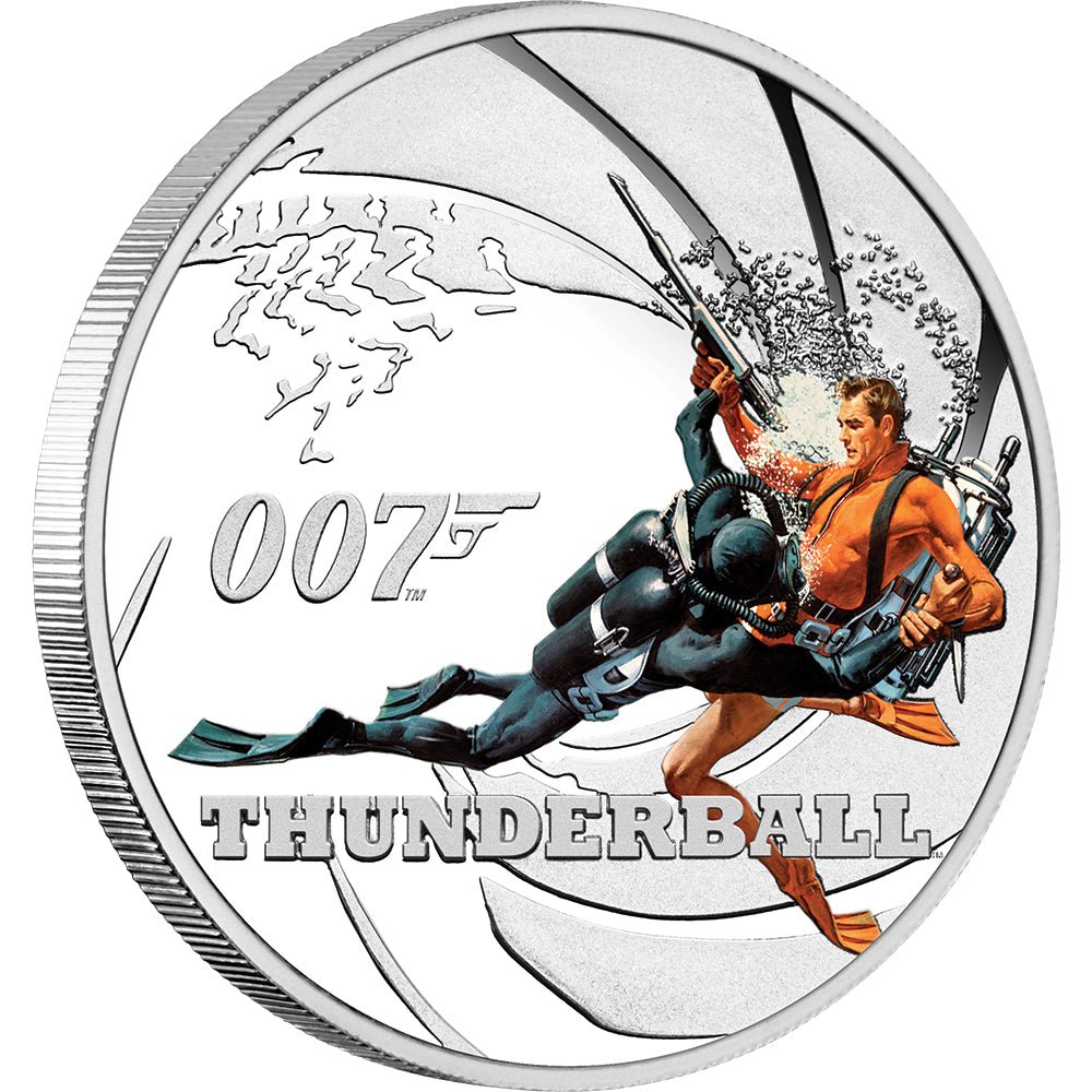 2024 James Bond - Sean Connery Silver Proof Seven - Coin Collection - Direct Coins