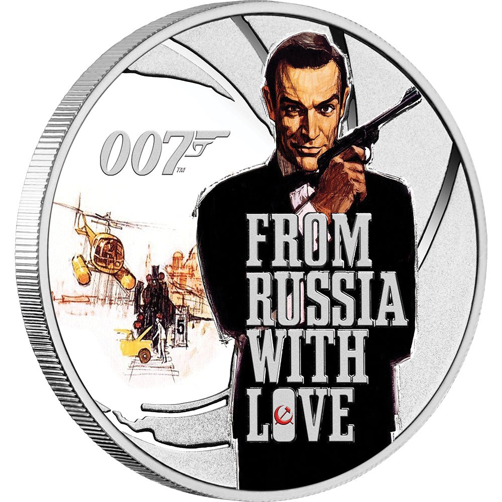 2024 James Bond - Sean Connery Silver Proof Seven - Coin Collection - Direct Coins