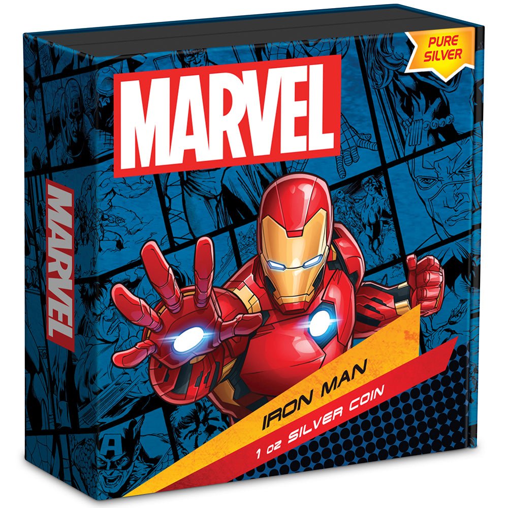 2024 Marvel Iron Man 1oz Silver Coin - Direct Coins