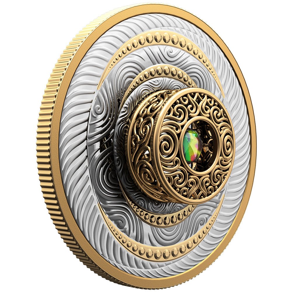 2024 Pure Silver Coin - Dancing Ammolite: Elements Of Nature - Air - Direct Coins