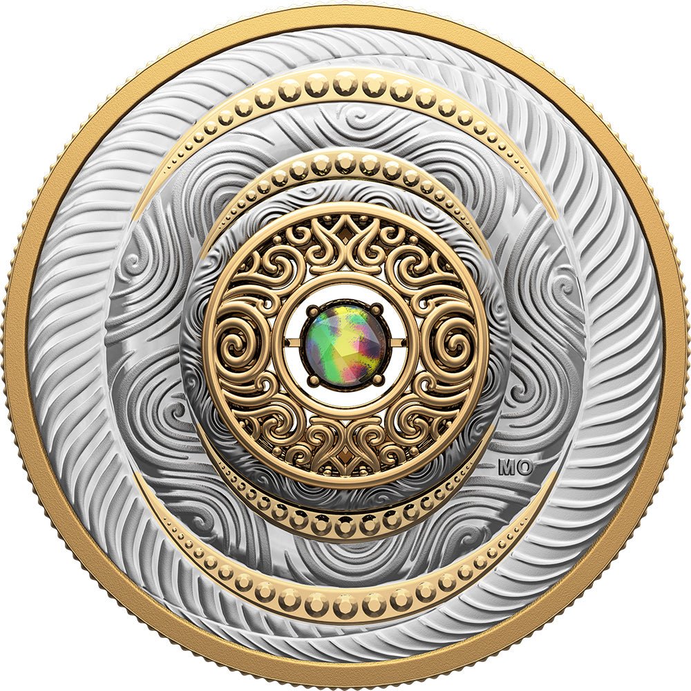2024 Pure Silver Coin - Dancing Ammolite: Elements Of Nature - Air - Direct Coins