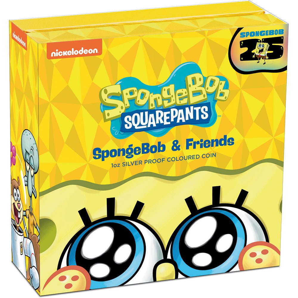 2024 SpongeBob & Friends 1oz Silver Proof Coloured Coin - Direct Coins