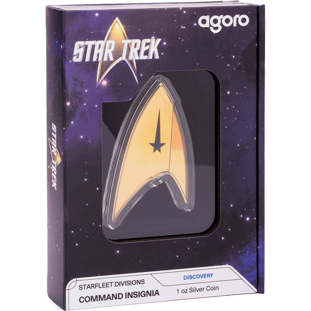 2024 Star Trek Starfleet Divisions – Command Insignia 1oz Silver Coin - Direct Coins