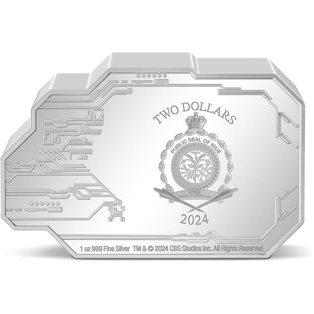 2024 Star Trek Vehicles - Deep Space 9 1oz Silver Coin - Direct Coins