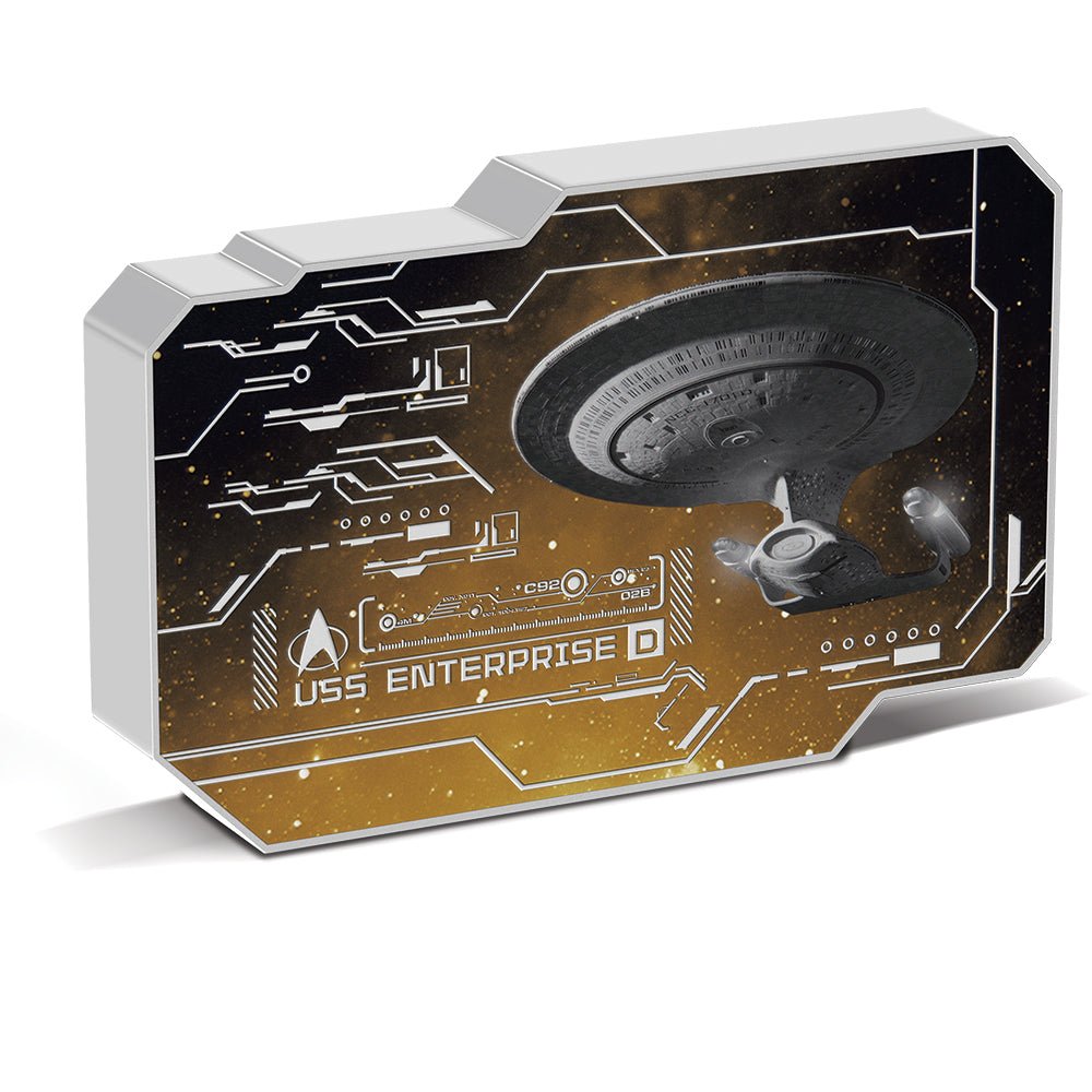 2024 Star Trek Vehicles - U.S.S. Enterprise NCC - 1701 - D 1oz Silver Coin - Direct Coins
