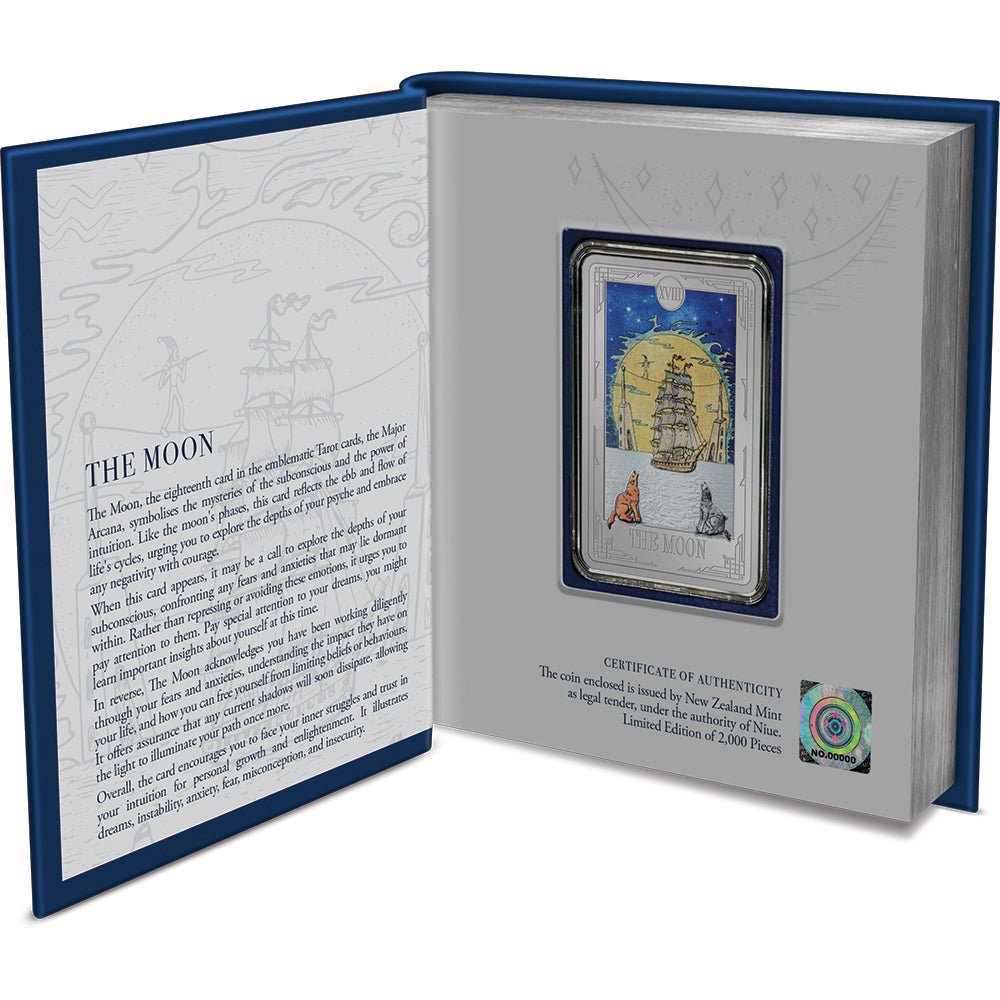 2024 Tarot Cards - The Moon 1oz Silver Coin - Direct Coins