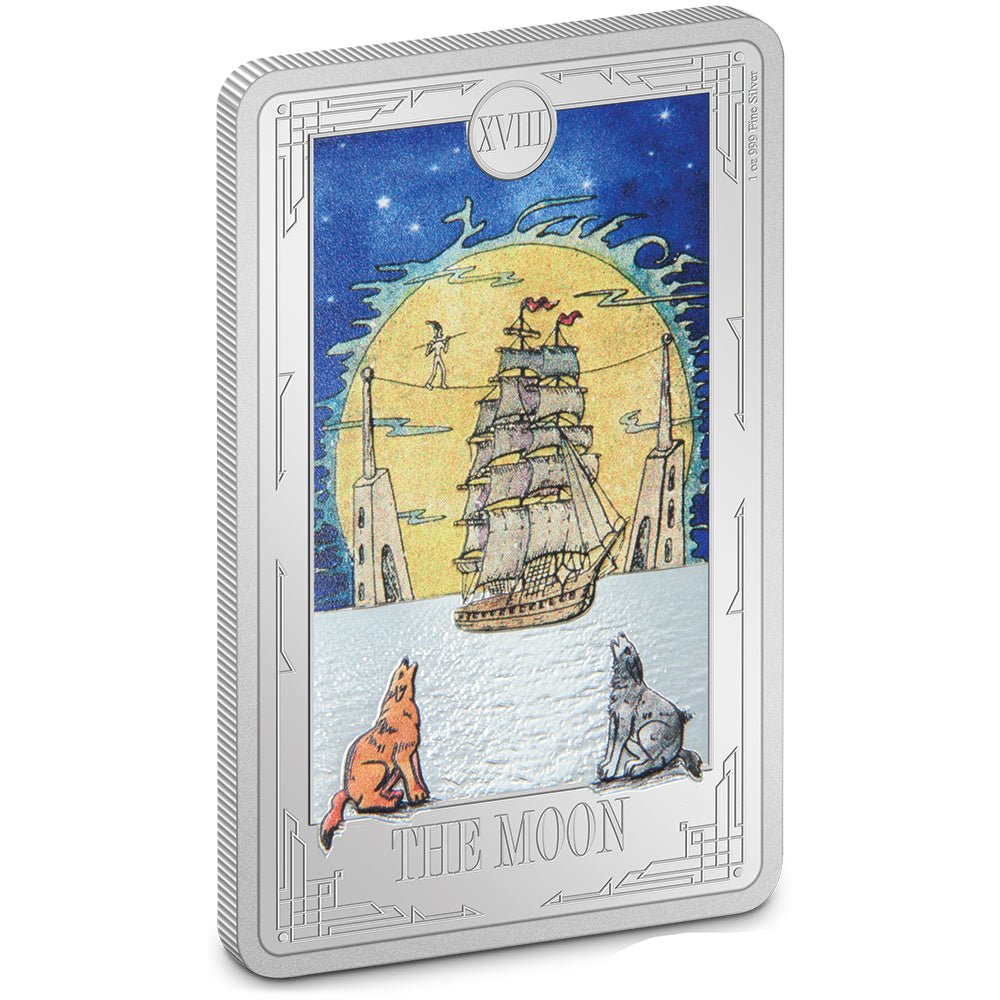 2024 Tarot Cards - The Moon 1oz Silver Coin - Direct Coins