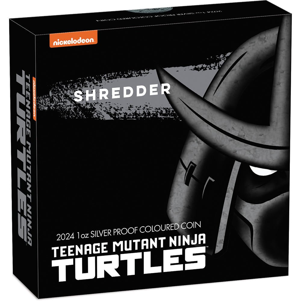 2024 Teenage Mutant Ninja Turtles - Shredder 1oz Silver Proof Coloured Coin - Direct Coins