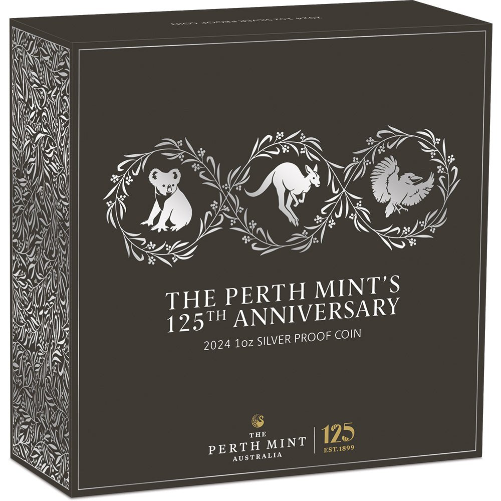 2024 The Perth Mint's 125th Anniversary 1oz Silver Proof Coin - Direct Coins