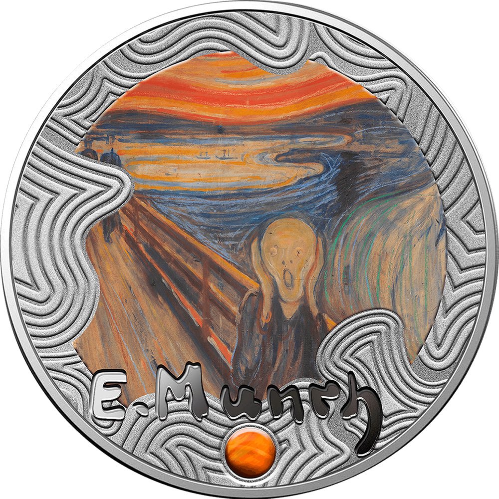 2024 The Scream - 160th Anniversary Of Edvard Munch's Birth Silver Proof Coin - Direct Coins