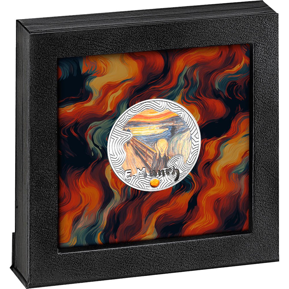 2024 The Scream - 160th Anniversary Of Edvard Munch's Birth Silver Proof Coin - Direct Coins